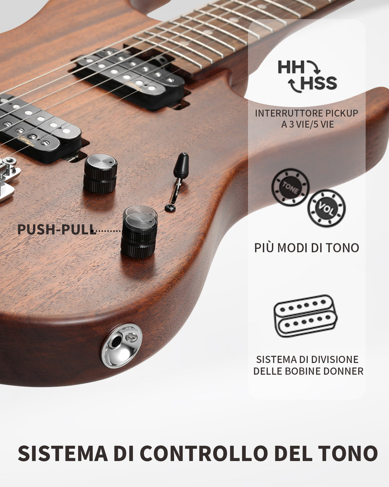 【Scatola aperta】Donner DST-700 chitarra elettrica