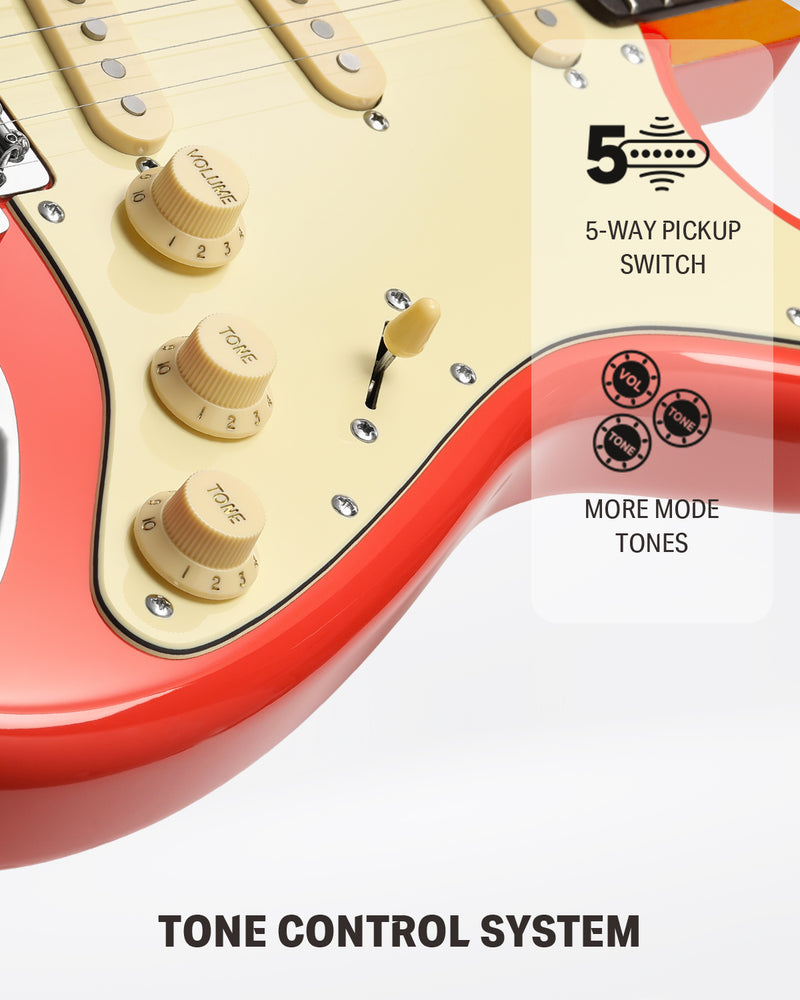 【Scatola aperta】Donner DST-600 chitarra elettrica