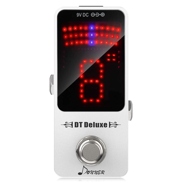 Donner DT Deluxe Guitar Tuner Pedal ¡À1 Cent True Bypass