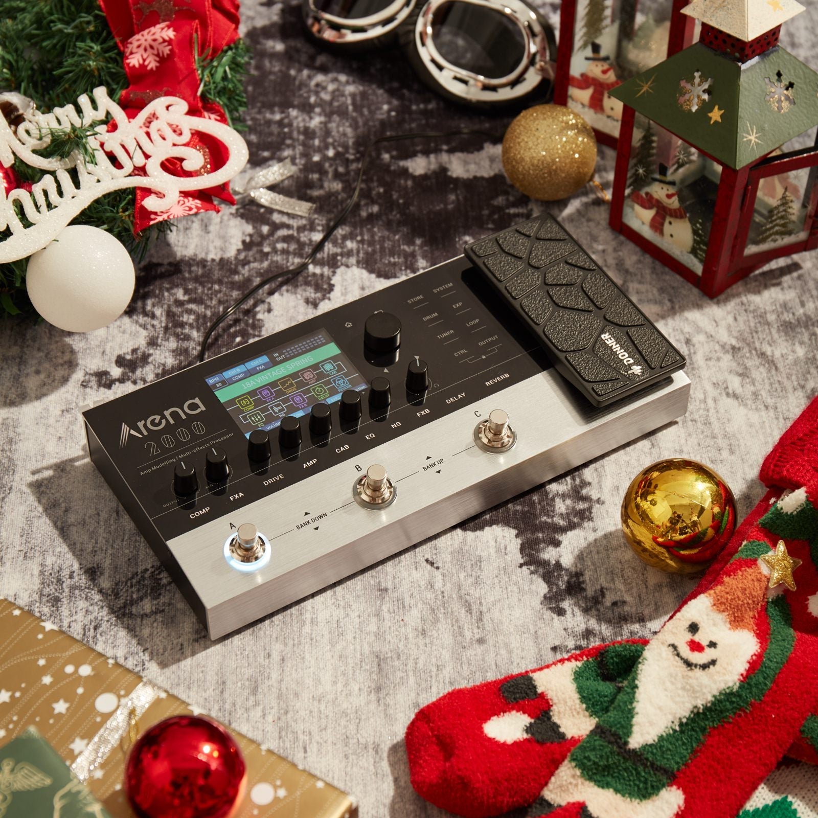 ギター donner arena 2000 Donner Arena2000: Il Pedale Multieffetti Completo per