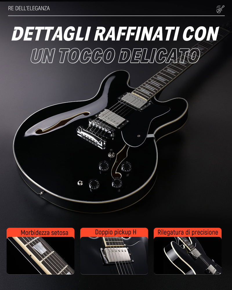 Donner DJP-1000 chitarra elettrica Jazz