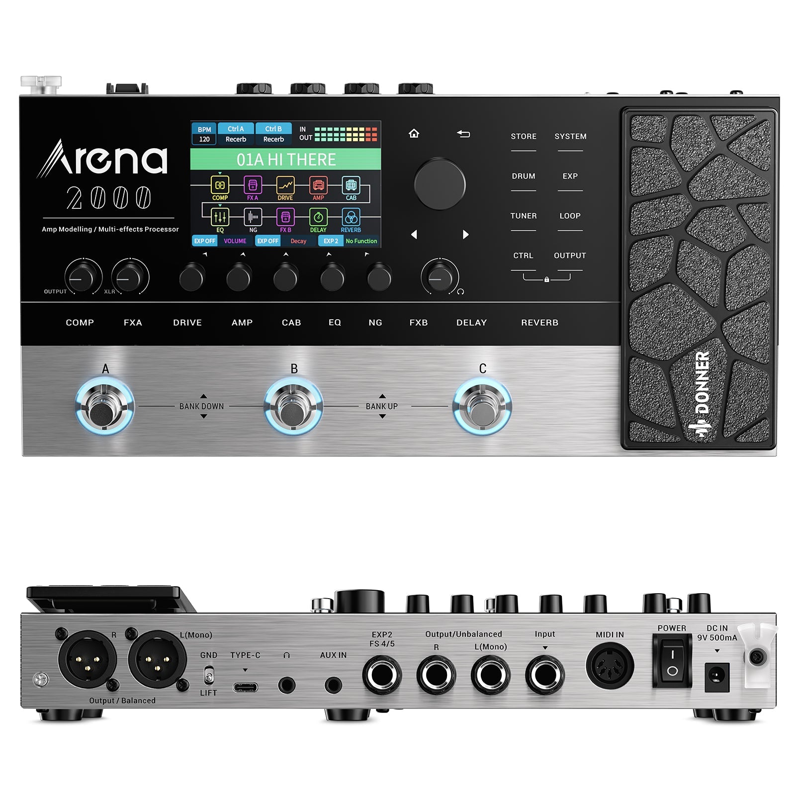 Donner Arena 2000 pedale per chitarra multieffetto