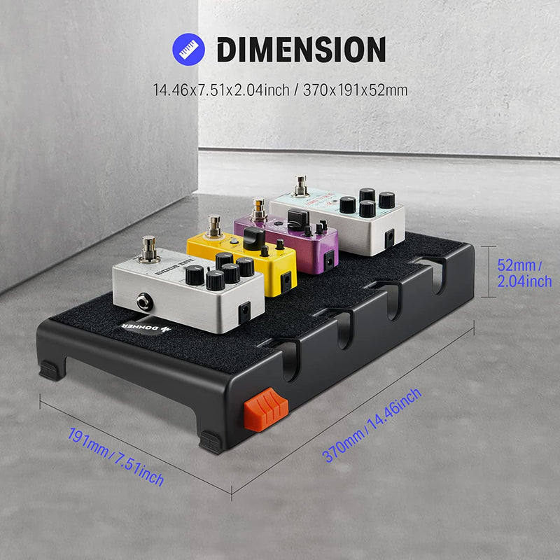 Donner DB-S100 pedaliera per chitarra in alluminio